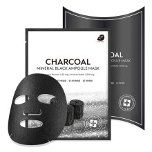 Ampola de Carvão Mineral Preto Personalizado OEM Máscara Coreana de Aperto para Tratamento de Pele